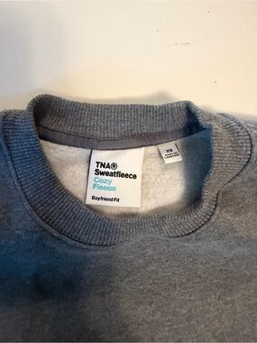 TNA Cozy Fleece Boyfriend Crewneck